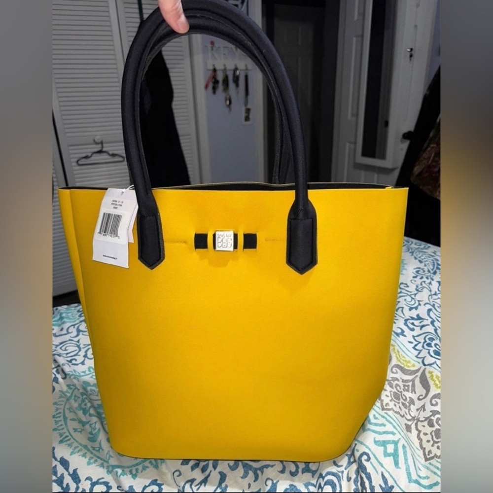 Save My Bag ladies’s rainproof tote bag by the serie Popstar in Yellow